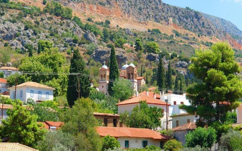 Xenonas Chrisso Hotel Delphi Exterior foto